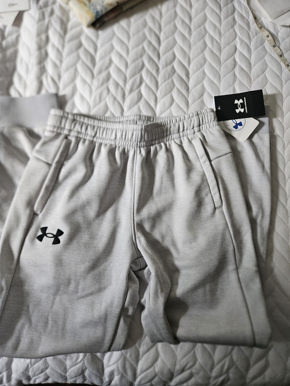 Under Armour Kids' Gray Athletic Sweatpants